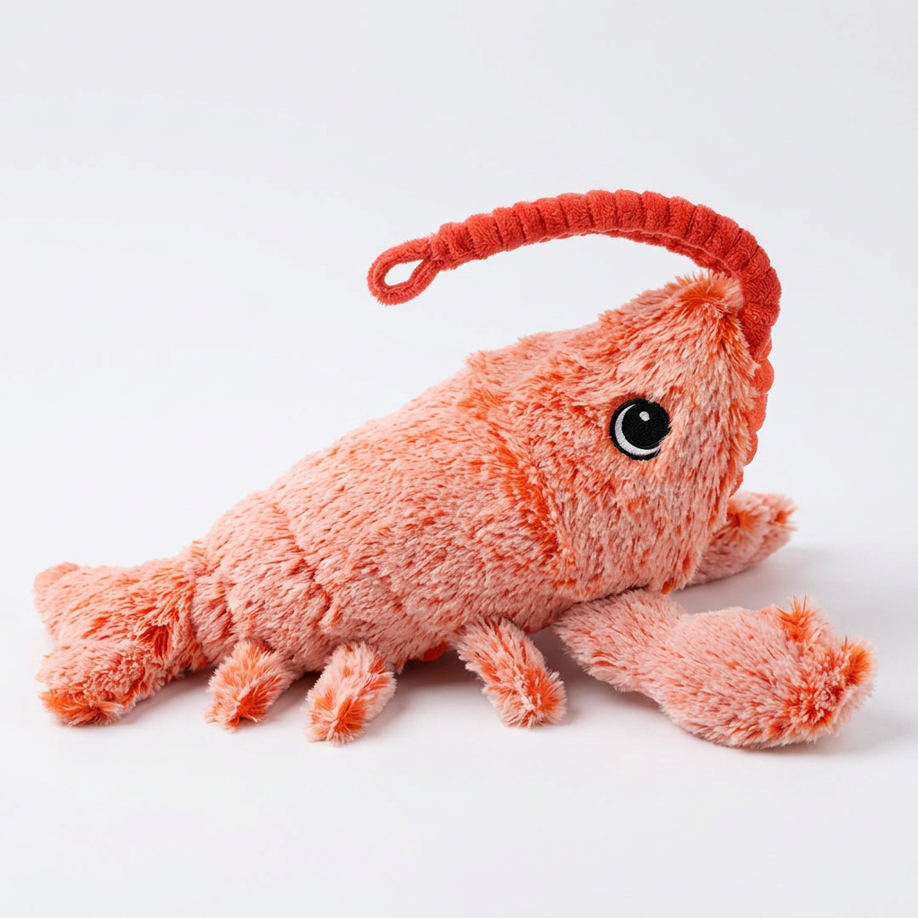 Plush Paws Co. Playtime Engagement — Plush Lobster Dog Toy Design
