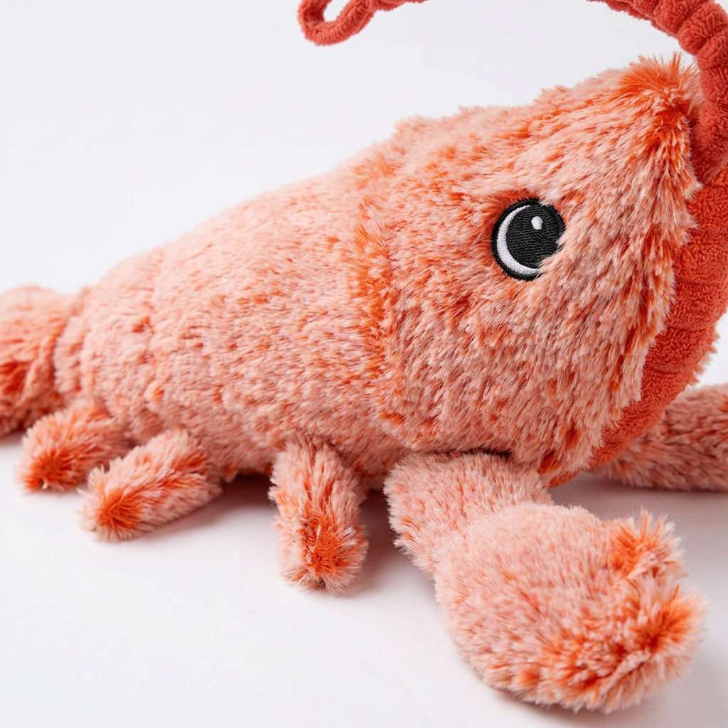 Plush Paws Co. Playtime Engagement — Plush Lobster Dog Toy Design
