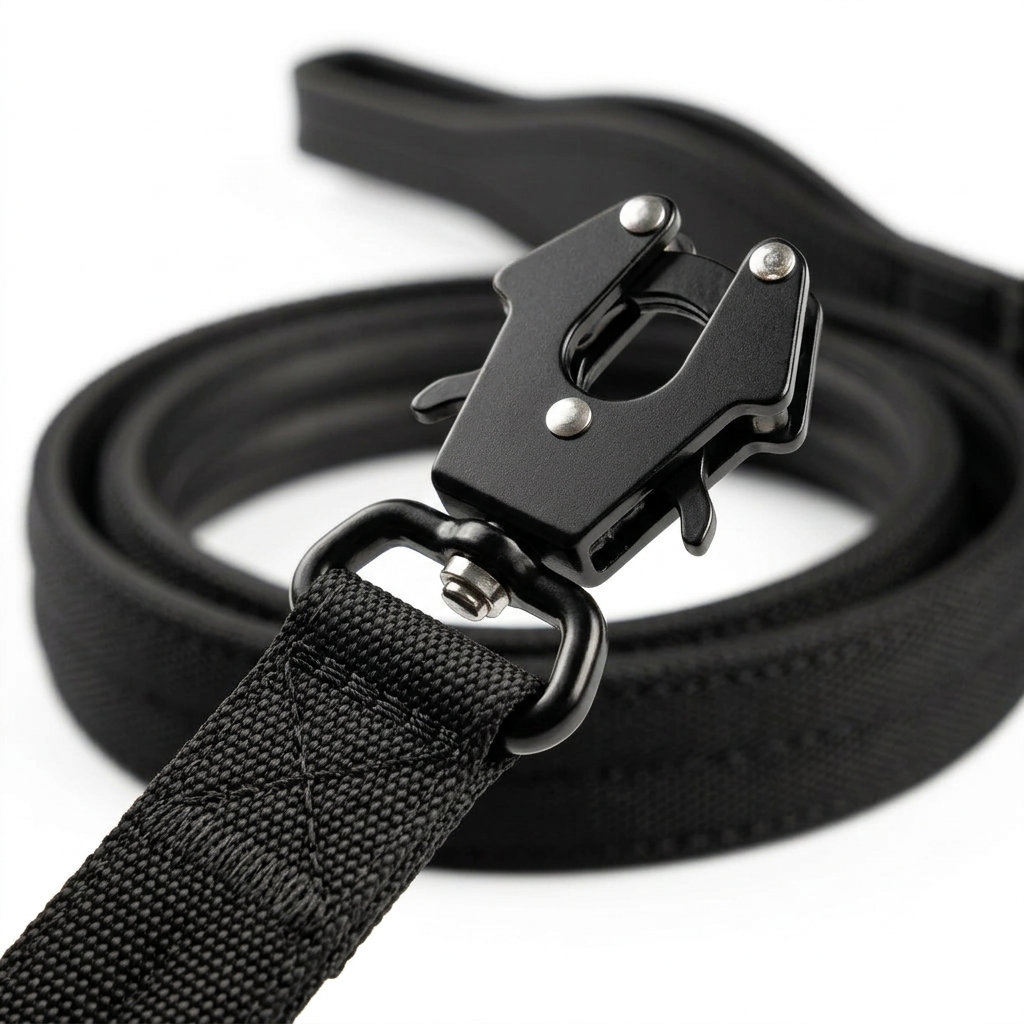 Plush Paws Co. Secure Control Dog Leash — Heavy-Duty Tactical Design