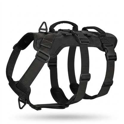 Plush Paws Co. Secure Control Dog Vest Harness — Anti-Pull Tactical Design