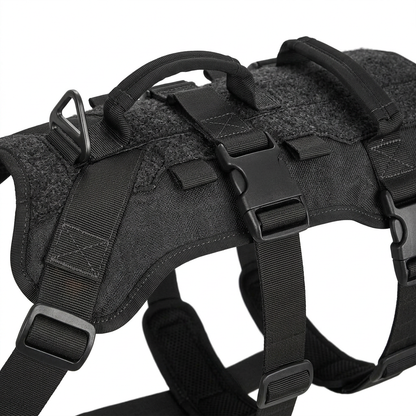 Plush Paws Co. Secure Control Dog Vest Harness — Anti-Pull Tactical Design