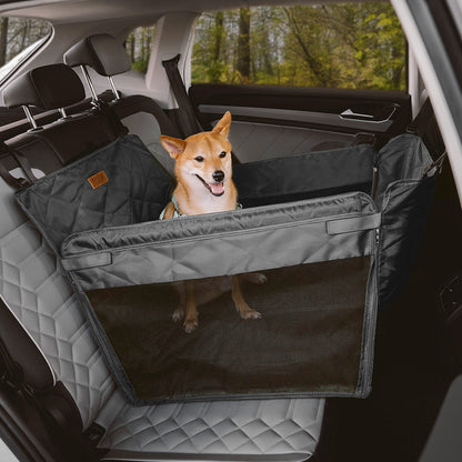 Extra-Large Full Coverage Dog Back Seat Cover Dog Hammock for Car - Ideal for Travel & Camping 10