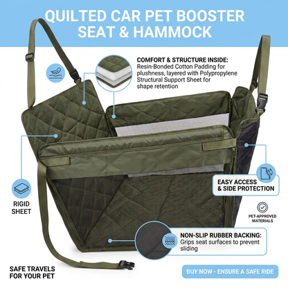 Plush Paws Co. Secure Vehicle Travel Shield — Mesh Window Dog Back Seat Cover Build