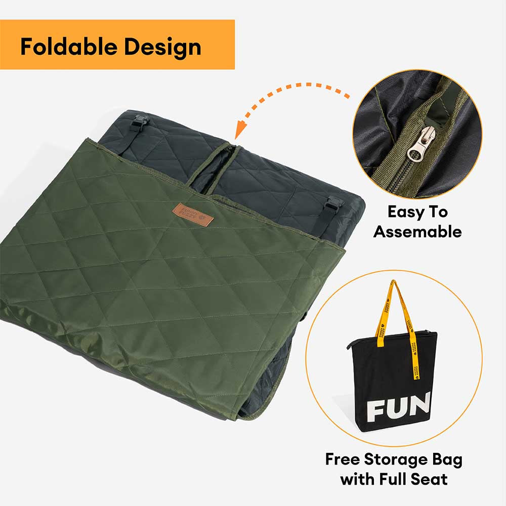 Extra-Large Full Coverage Dog Back Seat Cover Dog Hammock for Car - Ideal for Travel & Camping 4