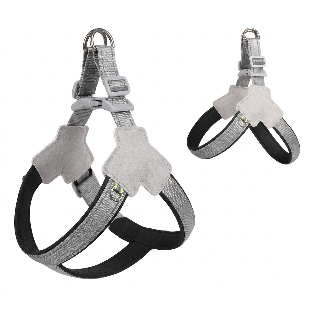 Plush Paws Co. Secure Walking Control — No-Pull Reflective Pet Harness Design