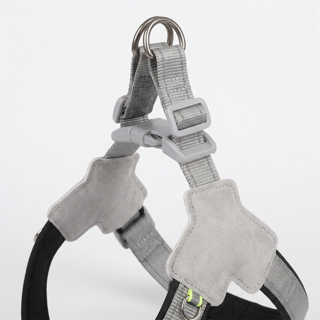Plush Paws Co. Secure Walking Control — No-Pull Reflective Pet Harness Design