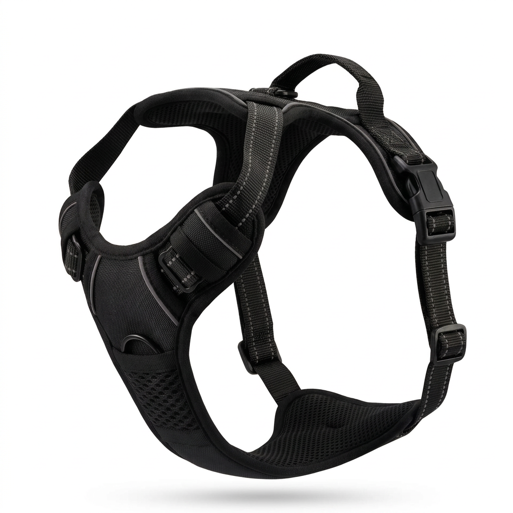 Plush Paws Co. Secure Walking Dog Vest Harness — Active-Fit Control Design