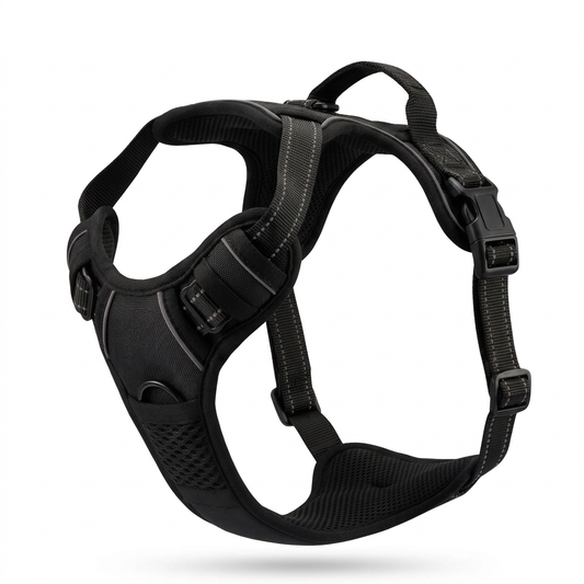 Plush Paws Co. Secure Walking Dog Vest Harness — Active-Fit Control Design