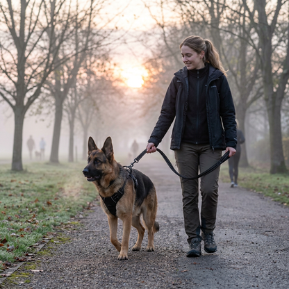 Plush Paws Co. Secure Walking Dog Vest Harness — Active-Fit Control Design
