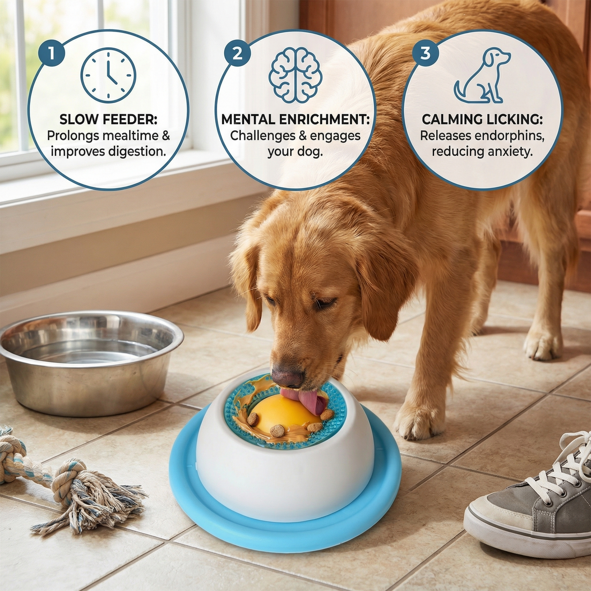 Elara Haus Dog Toy - Food-Grade Silicone Interactive Dog Toys 2