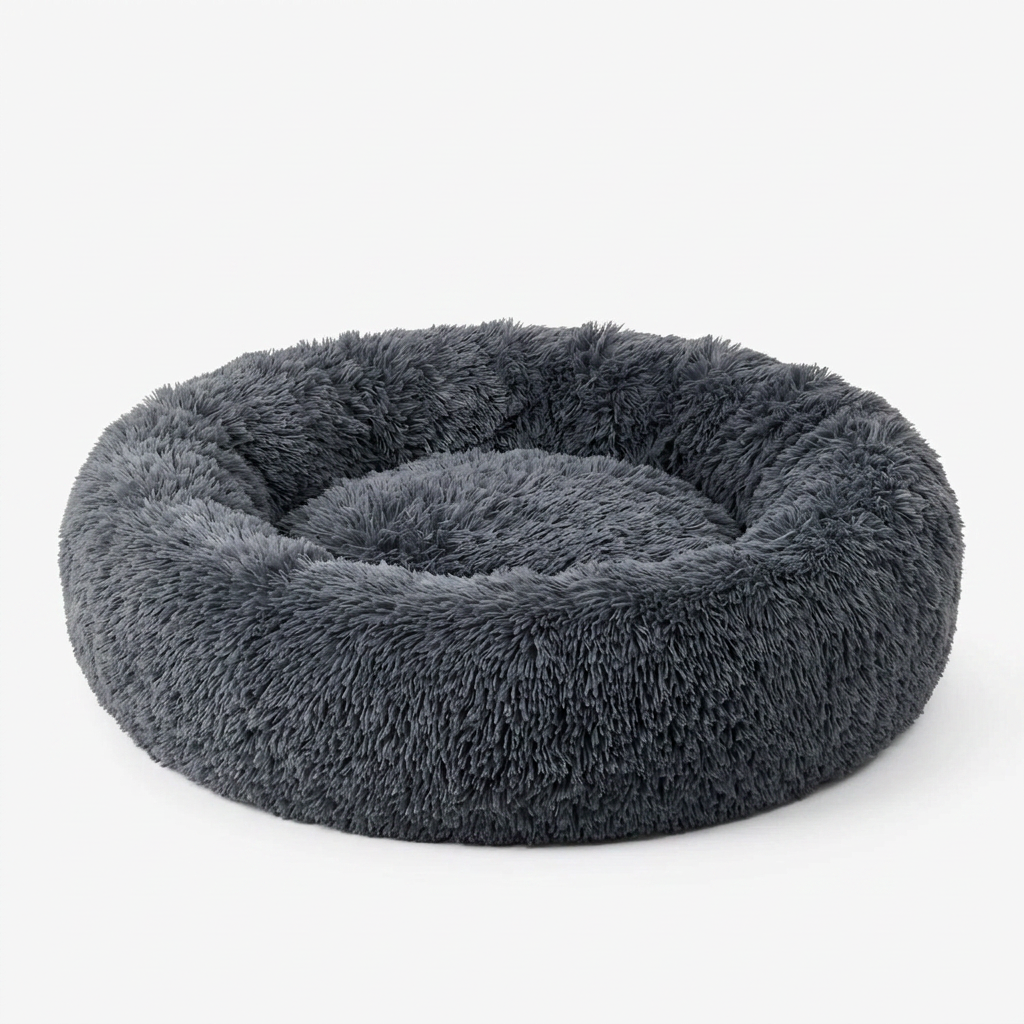 Plush Paws Co. Snuggle Nest Lounger — Calming Style Dog Bed Design
