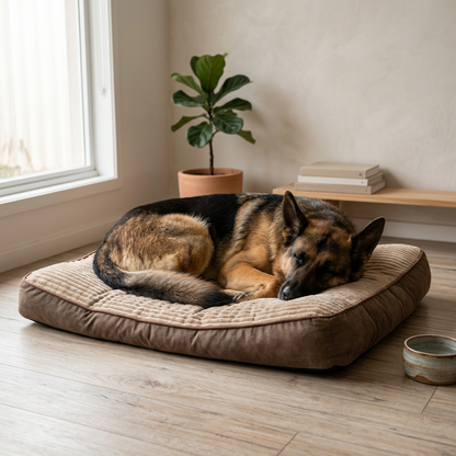 Plush Paws Co. Supportive Rest — Bolstered Contour Dog Bed Design