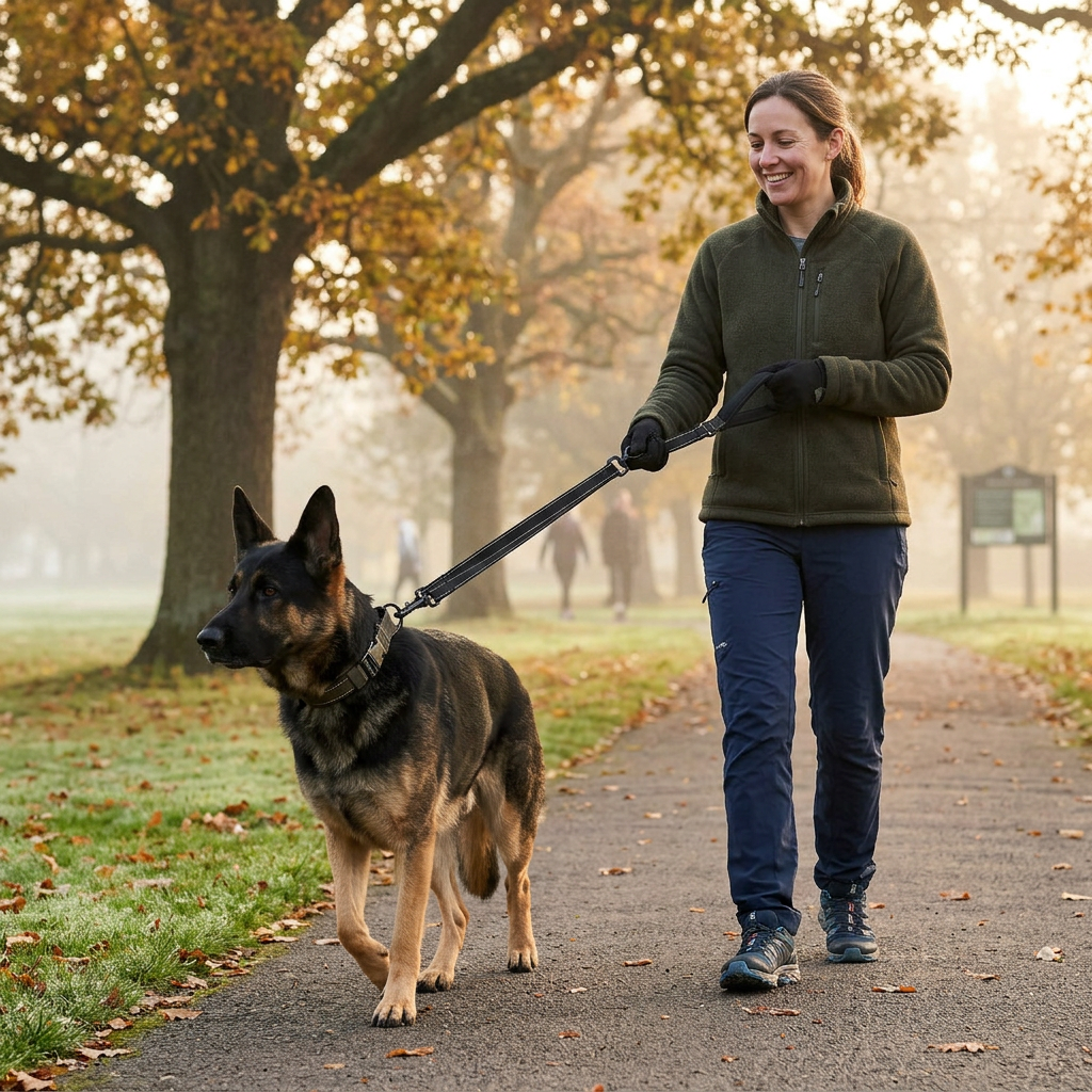 Plush Paws Co. Tangle-Free Multi-Dog Leash — Dual-Ended Swivel Design