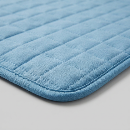 Plush Paws Co. Temperature Control Summer Dog Mat — Glacier Blue Quilted Design