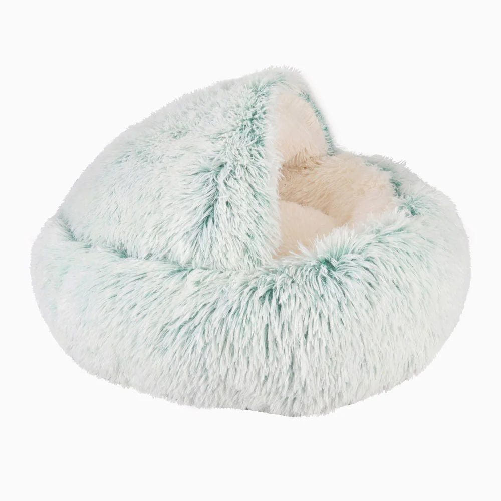 Plush Paws Co. Burrowing Comfort Dog Bed — Calming Cave Cuddler