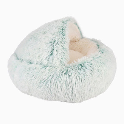 Plush Paws Co. Burrowing Comfort Dog Bed — Calming Cave Cuddler