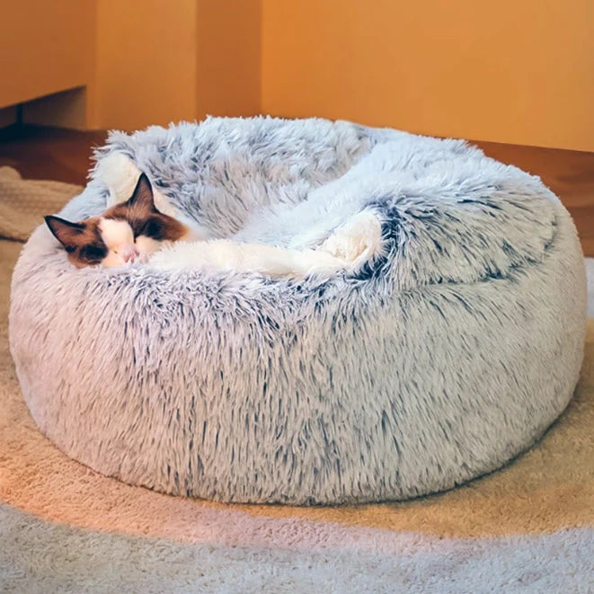 Plush Paws Co. Burrowing Comfort Dog Bed — Calming Cave Cuddler