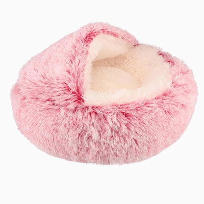 Plush Paws Co. Burrowing Comfort Dog Bed — Calming Cave Cuddler